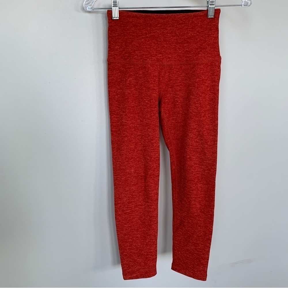 Beyond Yoga‎ Space Dye Burnt Orange Leggings Size XS